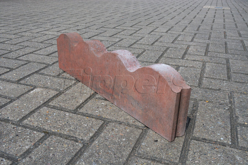 Eaton Edgelock 50mm Red Scallop Top Edging CPE62ESCTR Tippers