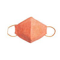 Easy Diamond Reusable Mask Orange Linen Medium
