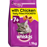 Whiskas 7+ Senior Cat Complete Chicken 1.9kg