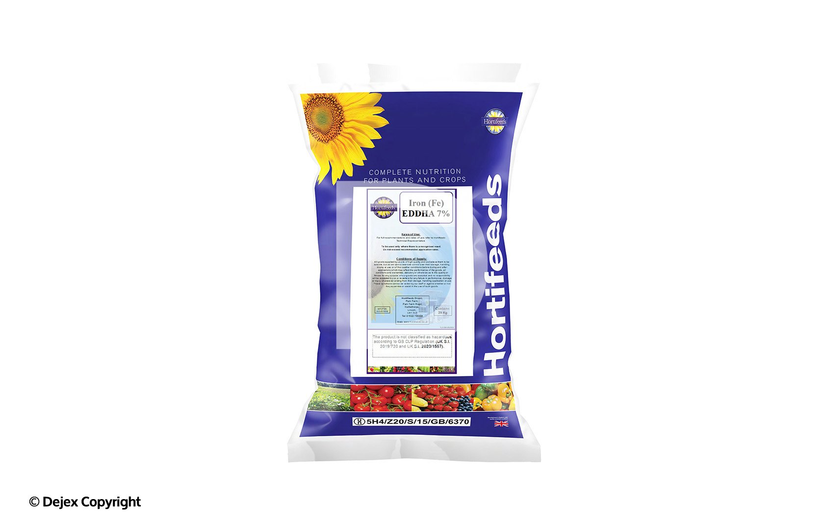 HORTIFEEDS IRON EDDHA 7% (Fe-Hi) 20Kg 