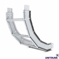 Unitrunk SW4-IR90-450-300R-GY SW4 450mm Internal Riser 90 - 300mm Radius HDG