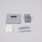 Dibond Panel hanging system with wall mount