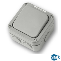 SGD SGDEOD1G2W 1 GANG 2 Way Outdoor Switch IP66