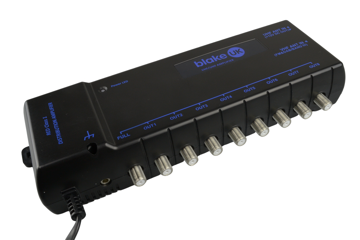 BLAAMP28 amplifier with triple-filtering 4G/5G/TETRA and LED status indicators