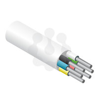 6 Core Alarm Cable White 100mtr Reel