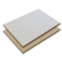 ____ Size 7" x 5" ____  White Lined Grey Board (Pack 42)