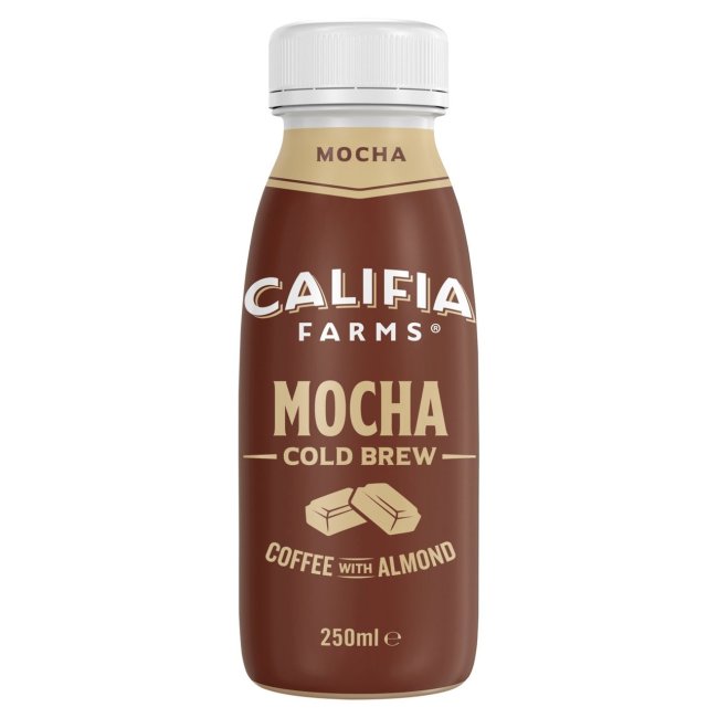 Califia Farms Cold Brew SMALL Mocha w/ Almond Milk X 8 X 250ml cnfoods