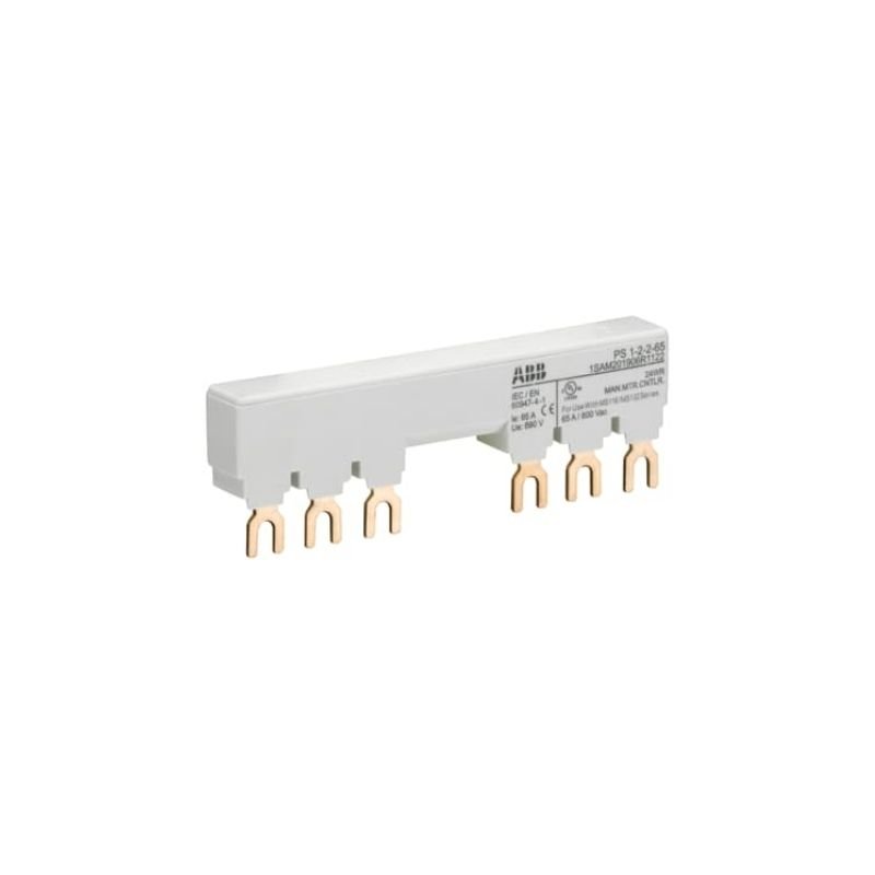 PS1-2-2-65 Front Busbar MS116 2-WAY 2 AUX Side-Mounted  1SAM201906R1122