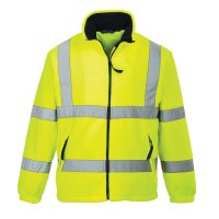 Fleece Jacket Hi Vis Mesh Lined 300gsm
