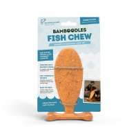 Bamboodles Fish Dog Chew Salmon Small 5.5" x 1