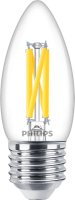 3.4W-(40W) PHILIPS LED  E27 CL CANDLE DIM 2700K