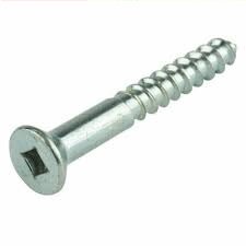 Woodscrews Steel No.6 Square Lock