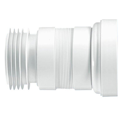 Mcalpine WC Connector 97-107mm Inlet 4in/110mm Outlet 100-160