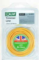 ALM Strimmer Cord 2.4mm 20 Metre Yellow