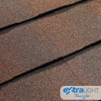 roof with extralight walnut tiles, with extralight conservatory roof shingles logo