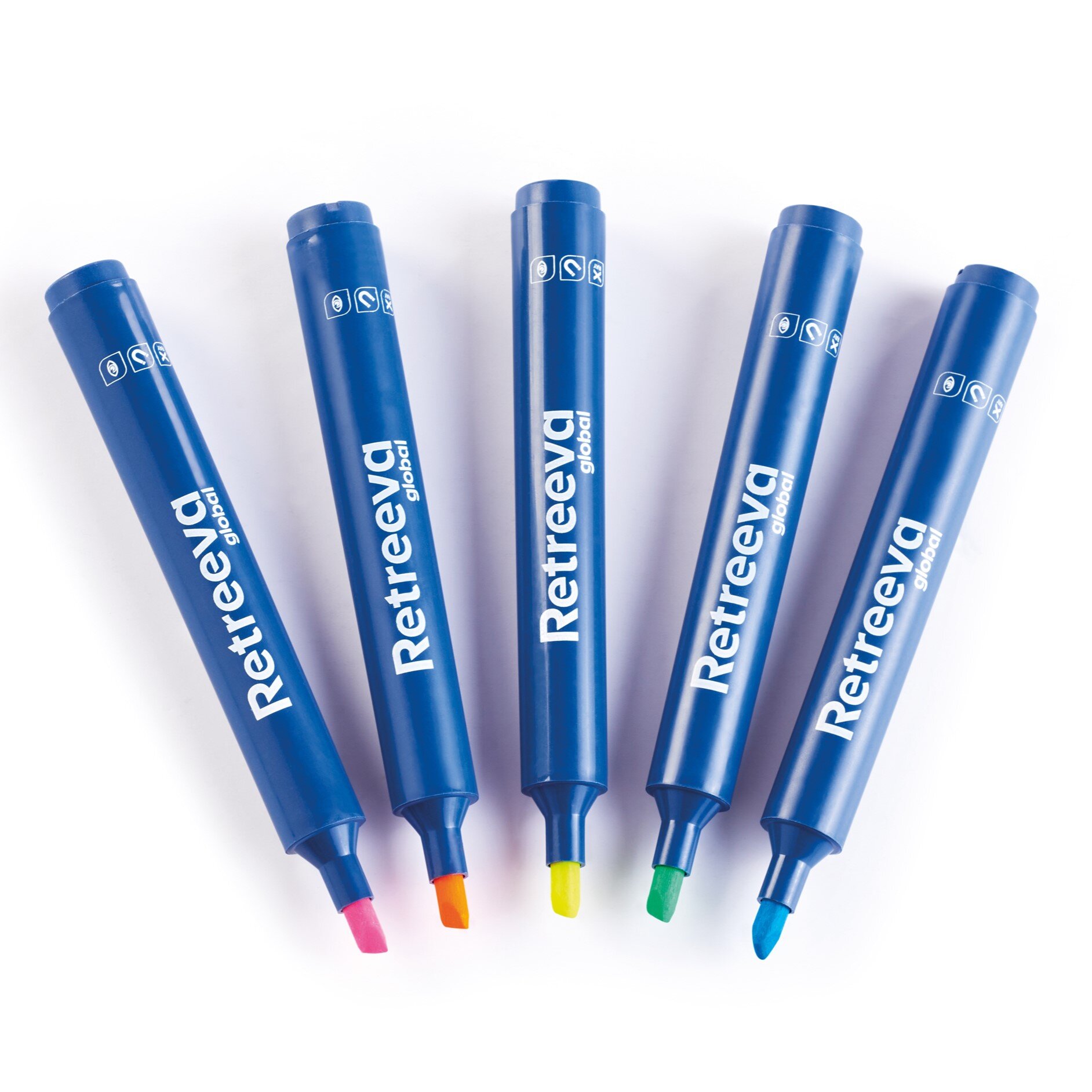 Detectable Highlighters x 10, mixed box Klipspringer