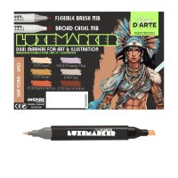 Studio D'Arte Dual Ended LUXEMARKER - Skin Tones (6)
