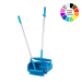 Dustpan Set, Closable with Broom, 350mm