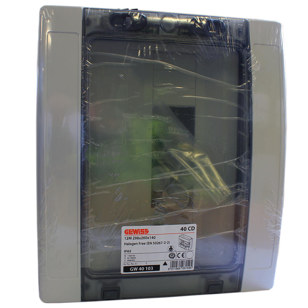 Gewiss GW40103 Surface Mounted IP65 Enclosure CSE Industrial Electrical Distributors Ltd