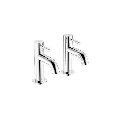 Bristan Mila Bath Pillar Taps Chrome MI 3/4 C