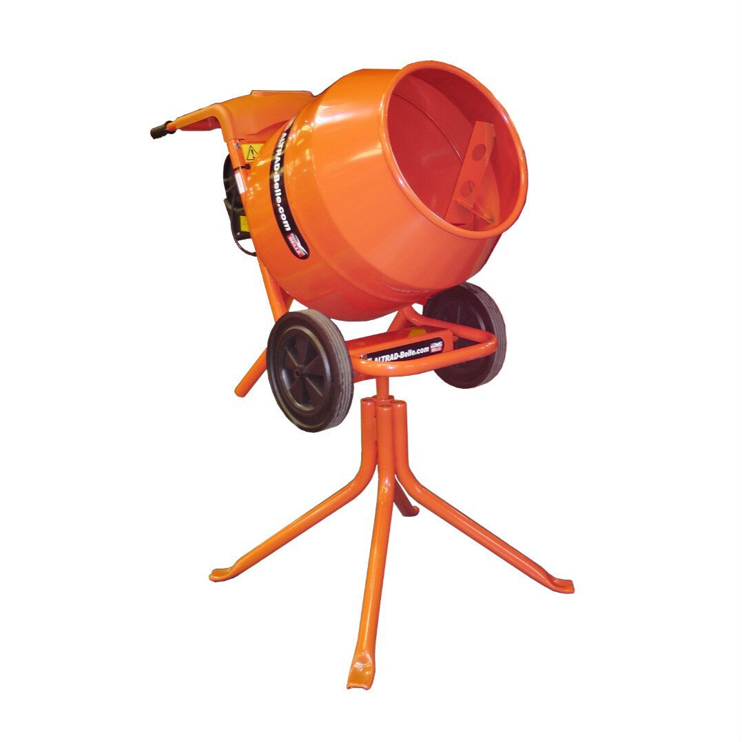 Belle Minimix 150 M12B 110V electric cement mixer with stand