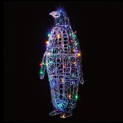 Premier LED Multi-Action Soft Acrylic Penguin - 90cm
