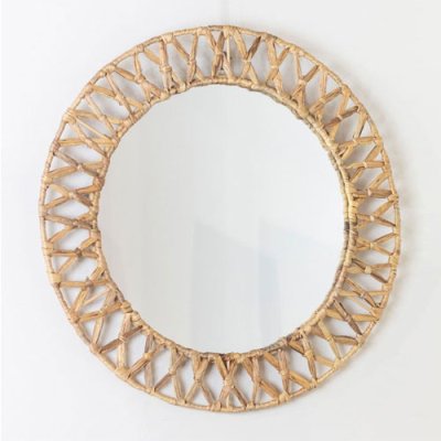 Rattan Small Mirror 61cm