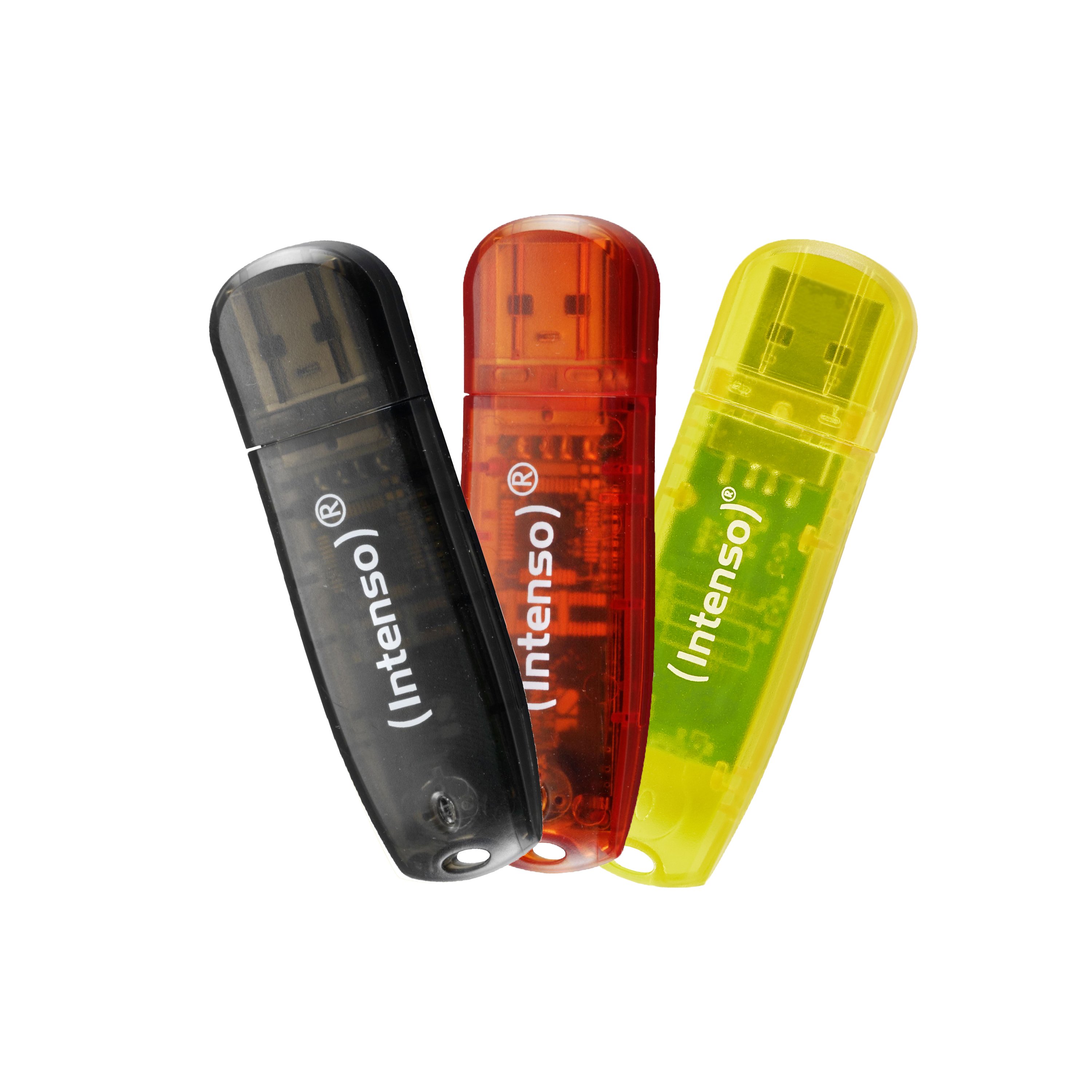 Intenso USB Flash Drive 2.0 32GB Rainbow Line triple pack