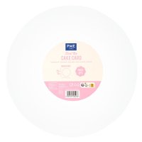 5 PACK ROUND CAKE CARDS WHITE (10") 