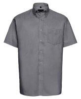Russell Gents Short sleeve Oxford Shirt - Silver