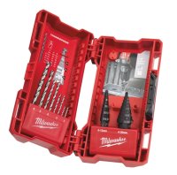 MILWAUKEE STEP DRILL+THW HSSG COMBO SET 10pc 48899350