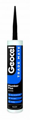 Geocel Trade Mate Plumber Flue 310ml Black 2902444/C05