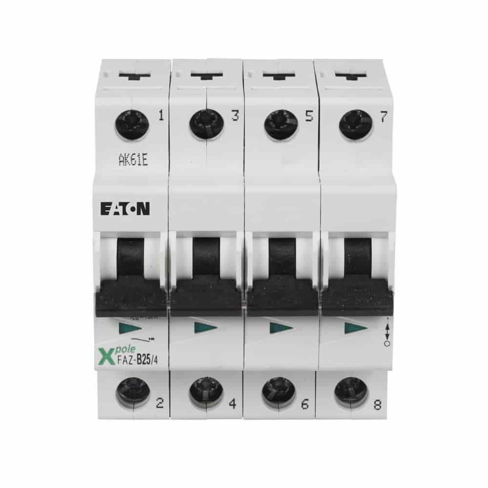 Eaton Moeller FAZ6B32/4 MCB, 32A, 4Pole, BType, 6kA 239186 CSE