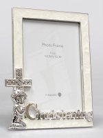 Christening Photo Frame/Boy/Silver Finish   (34930)