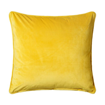 Scatter Box Bellini Velour 45x45cm Cushion - Yellow