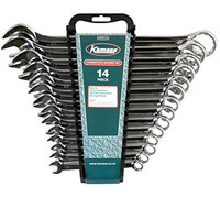 Laser Kamasa SP2426 Combination Spanner Set - 24-Piece Metric & AF, Chrome Vanadium, With Wallet