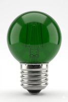 Tezla GBLED/ES/G 1W ES Golf Ball Lamp - Green