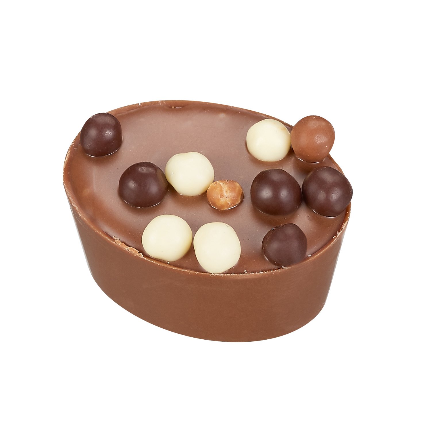 Pearl - milk chocolate hazelnut praline with crisp pearls 16g - 1kg