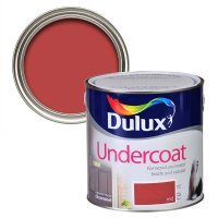 Dulux Undercoat Red 2.5L Tin & Colour Swatch