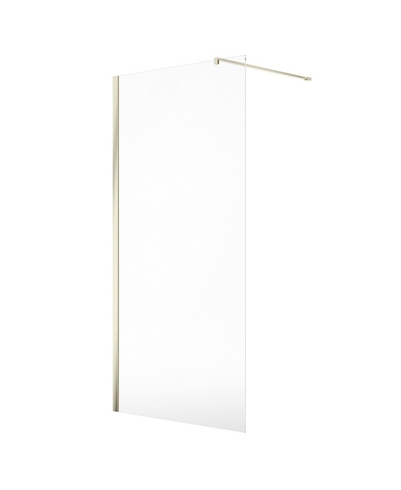 ASPECT 800MM WETROOM PANEL BRUSHED NICKEL