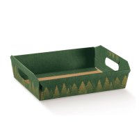 TRAY 350X260X70MM GREEN FOREST
