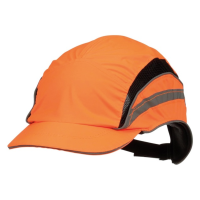3M&trade; First Base&trade; 3 Bump Cap, Classic, High-Vis Orange, Reduced Peak, 55mm