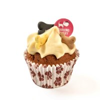 Barking Bakery Carob Woofin with Vanilla Frosting x 6