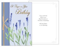 Card/A Prayer on Your Birthday With Insert   (22130)