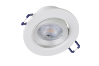 DEXTER 6W Directional Dimmable LED Downlight, IP20, 3000K, white