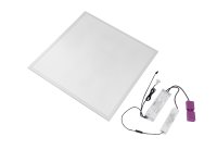 DALLAS EXPRESS 20W 28W 32W Multiwattage Backlit panel c/w Emergency pack 600x600mm, White, 4000K