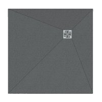 Tucker French Square Shower Tray Former with Corner Drain 1000 x 1000mm