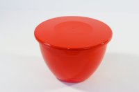 3lb (1100ml) Red Pudding Bowl & Lid - 20 PER PACK