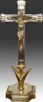 Standing Crucifix - Gold Finish   (88438/2)