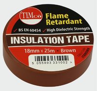 Insulating Tape 18mm 25 Metre Brown PVC